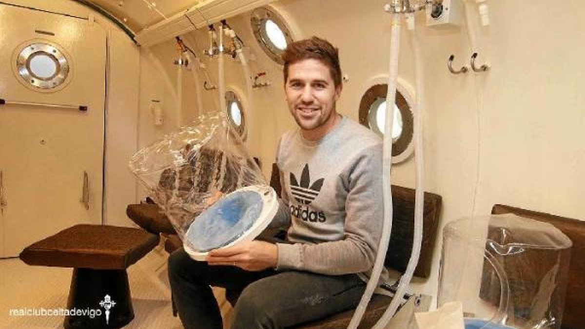 Fontás es uno de los jugadores en el dique seco.