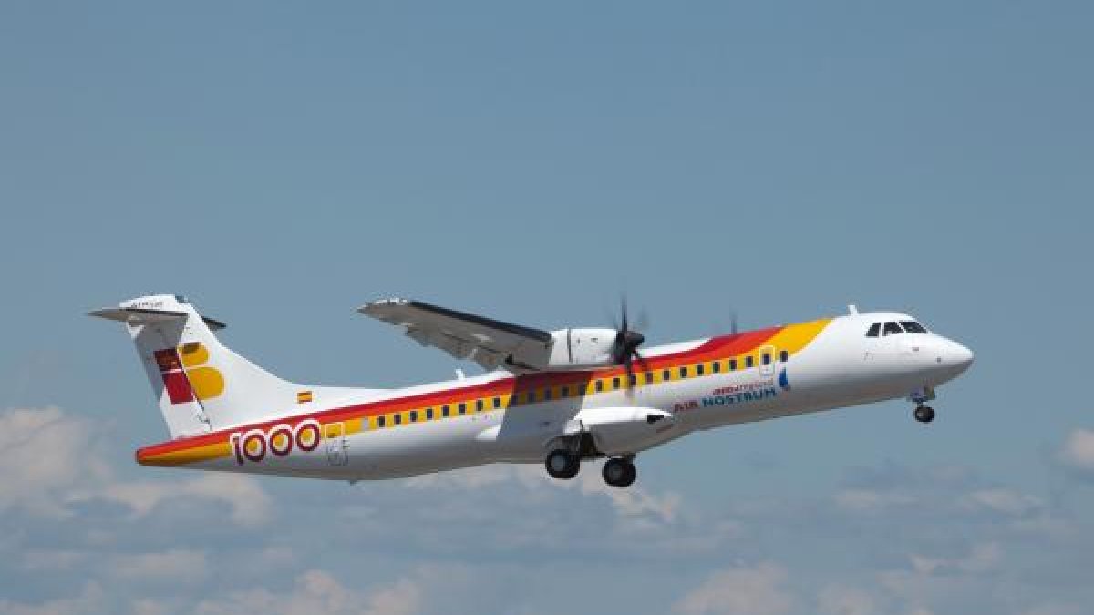 Uno de los aparatos de la flota de Air Nostrum.