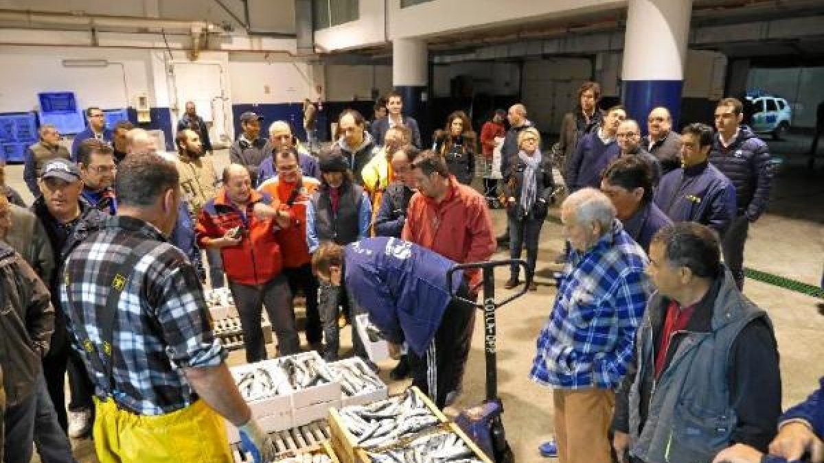 Visita de los candidatos del PP a la Lonja.