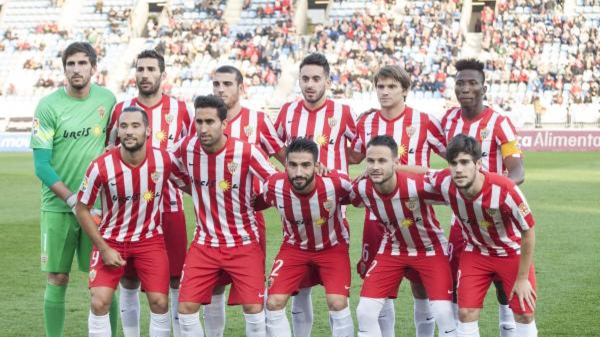 El once del Almería.
