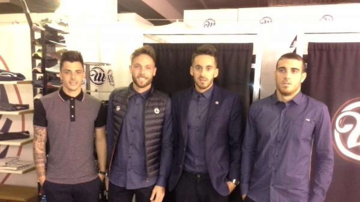 Los cuatro modelos del Almería.