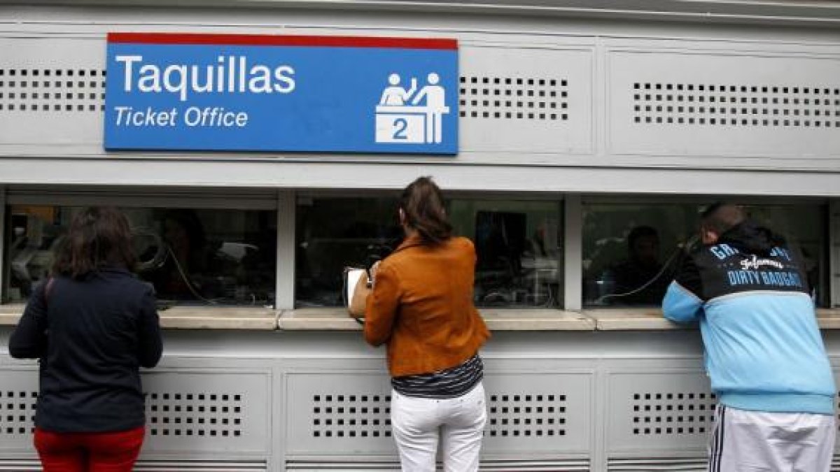 Taquillas.