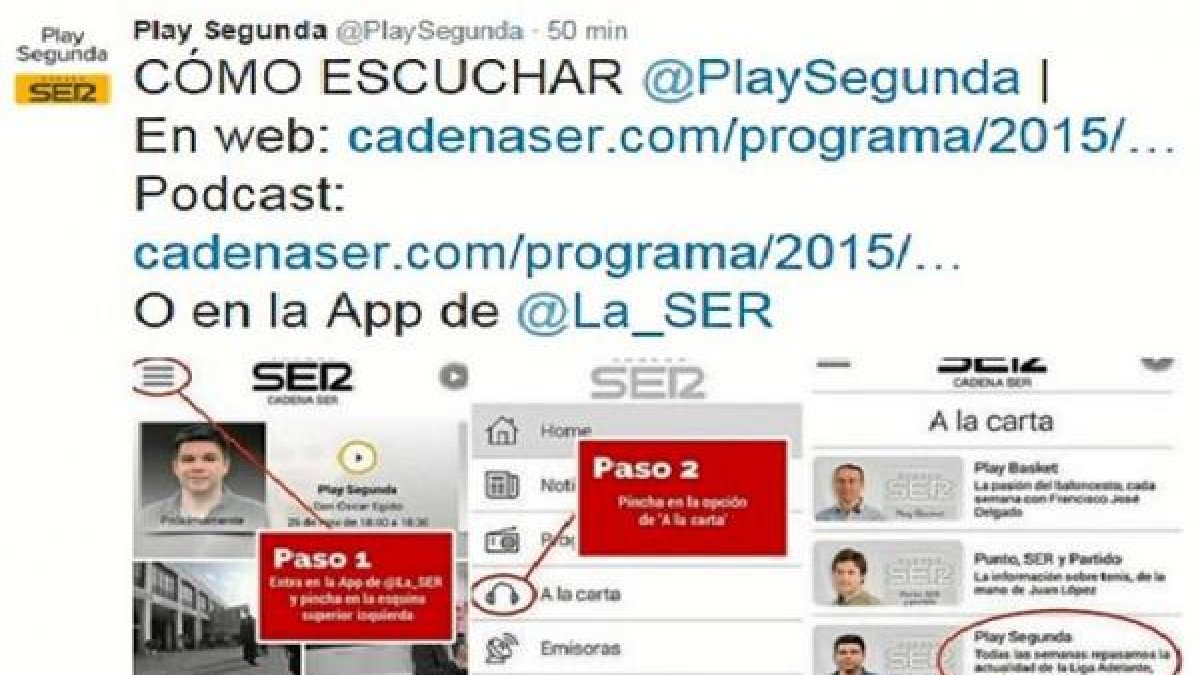 Aqui tienes la forma de vivir cada semana Play Segunda.