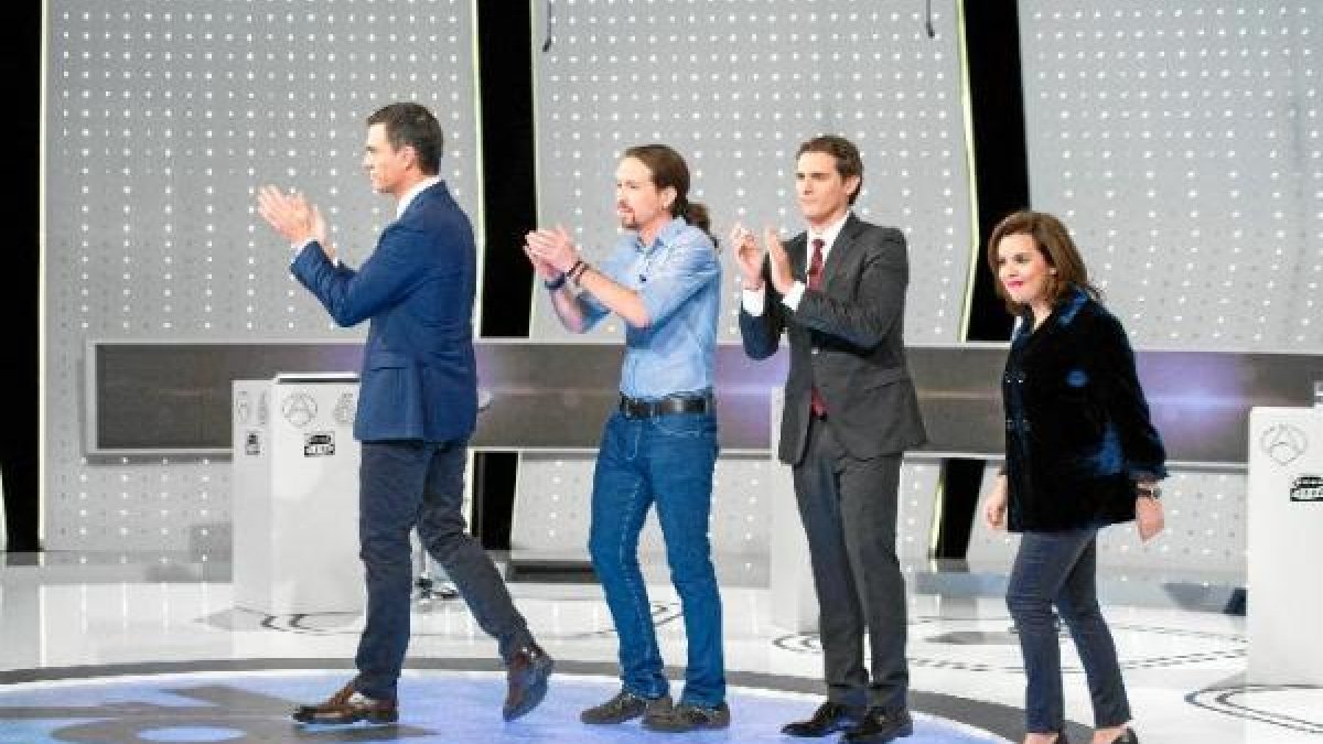 Foto de Atresmedia del debate.