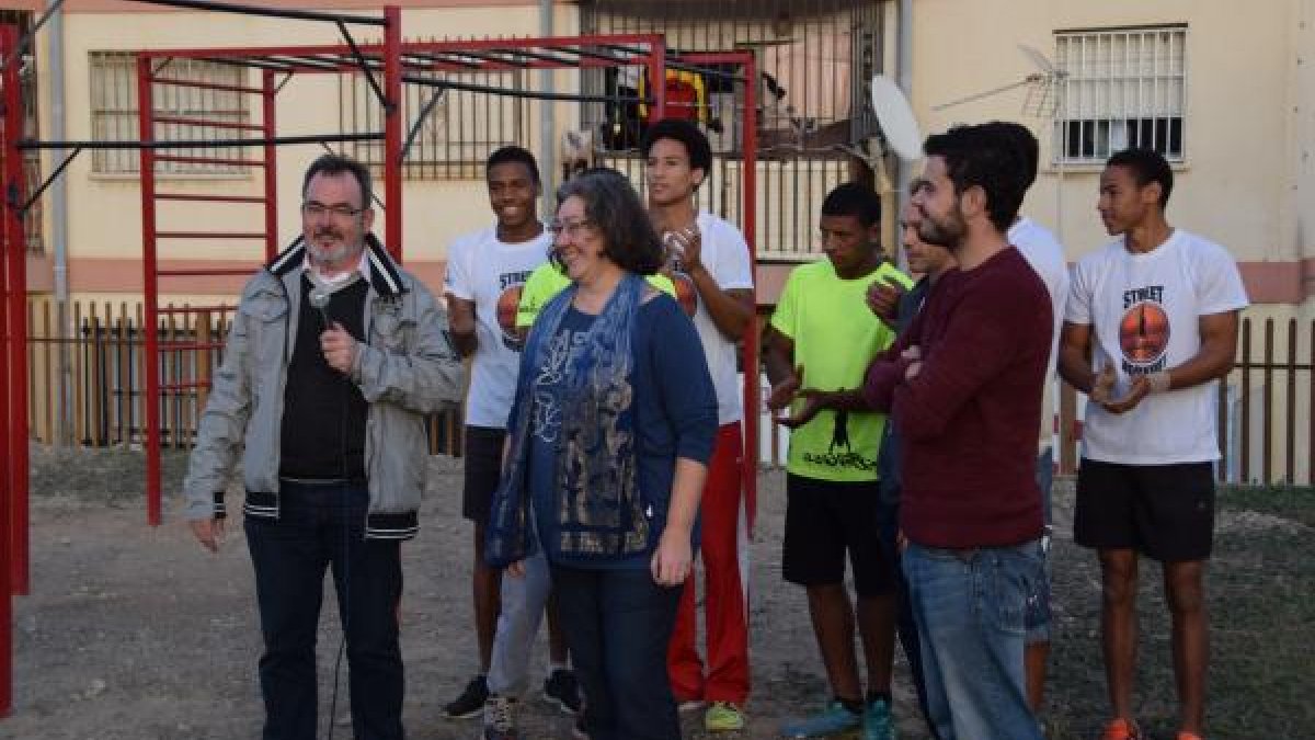 Inauguración del campo de workout en El Puche