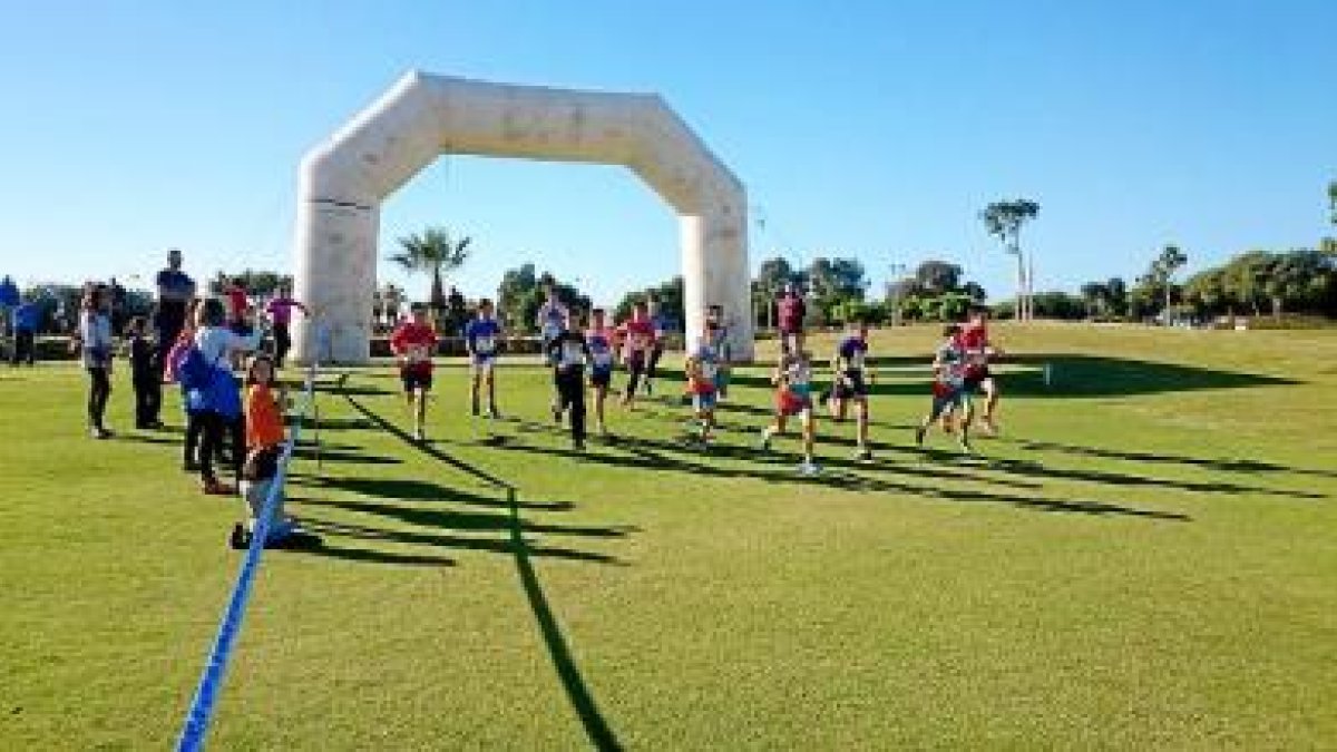 Los participantes en un marco incomparable.