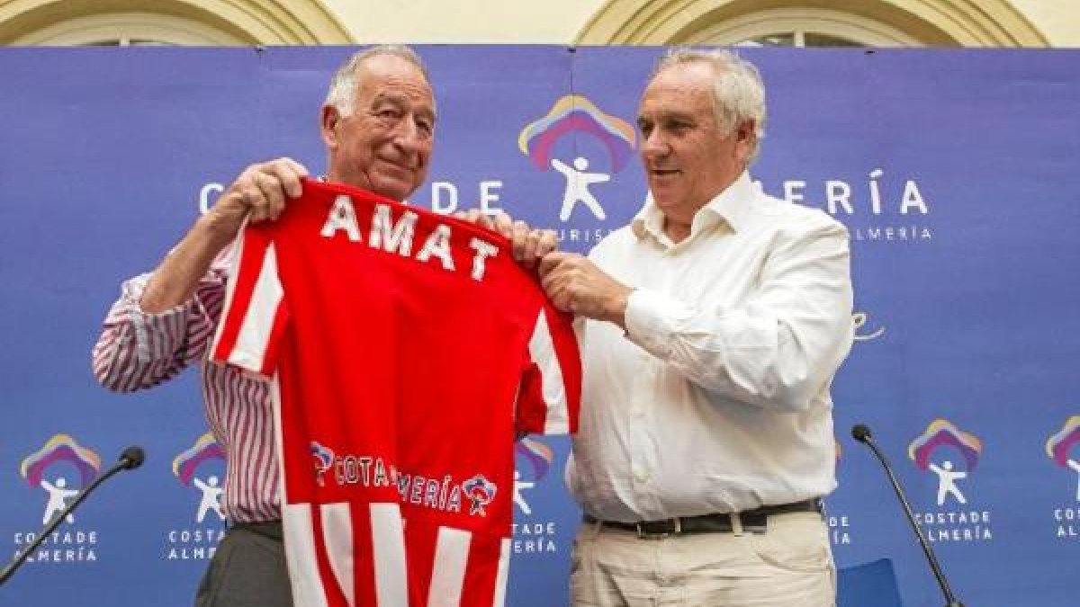 Alfonso García y Gabriel Amat ilusionados con su Almería.