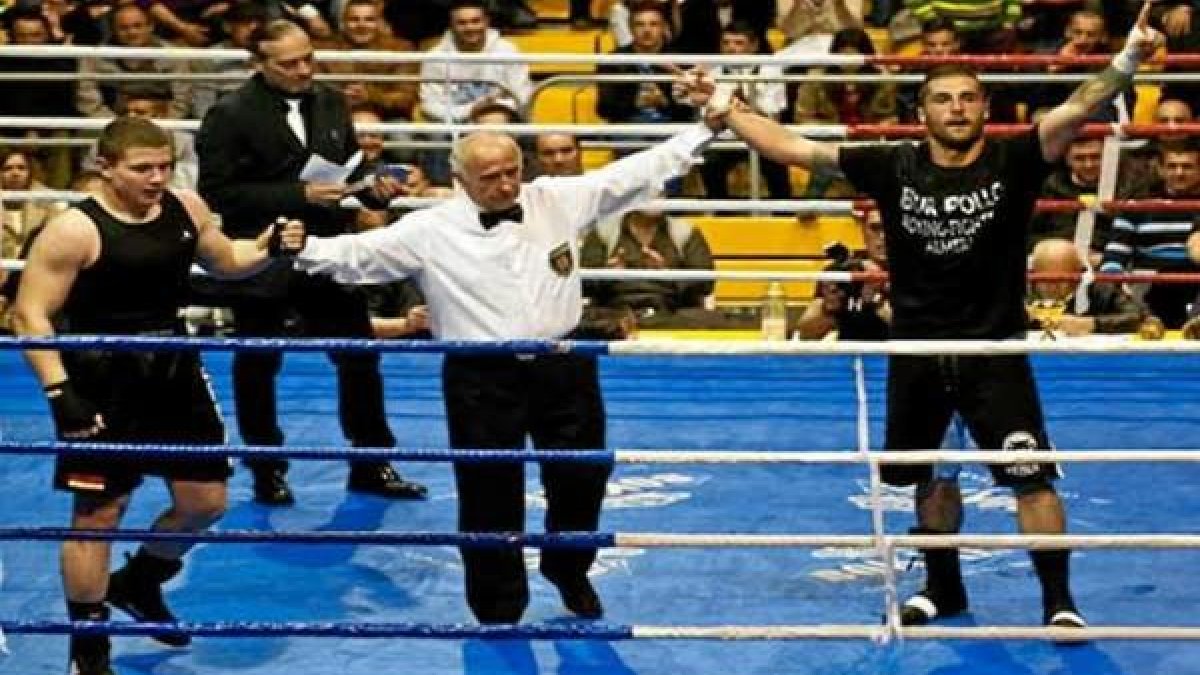 El campeón de Europa en uno de sus combates.