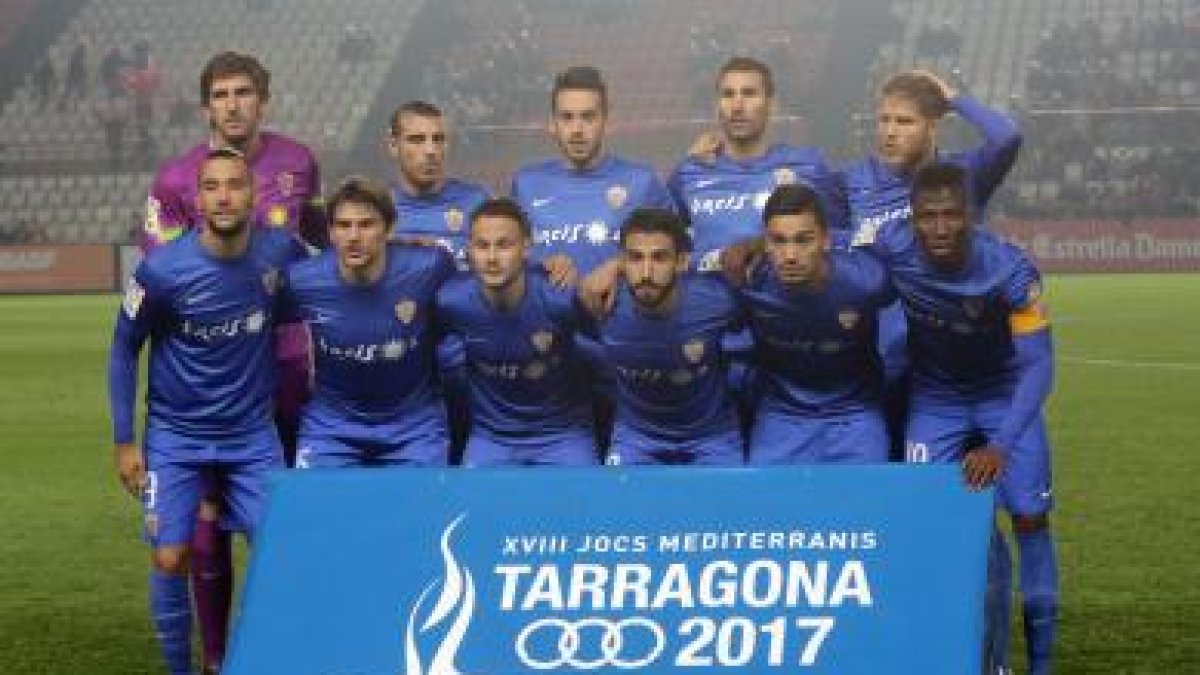 El once del Almería.