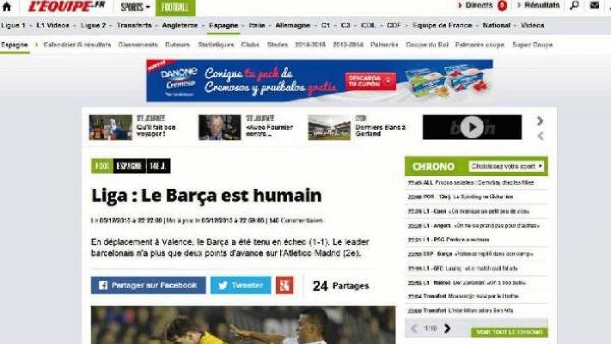 La prensa aviva la llama de la Liga.