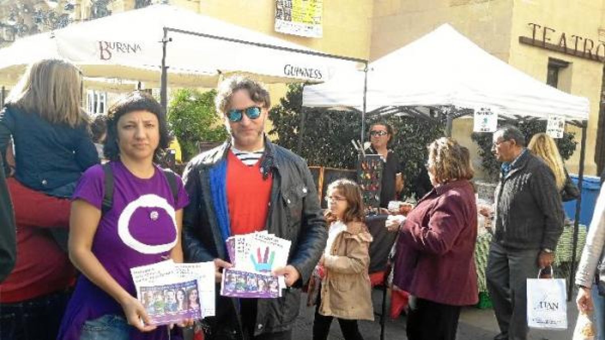 Reparto electoral de Podemos en el centro de la capital