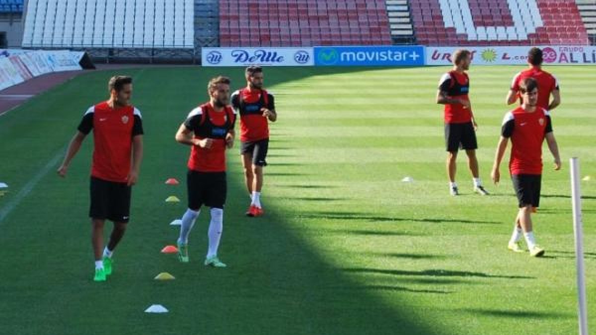 Entrenamiento a puerta cerrada.