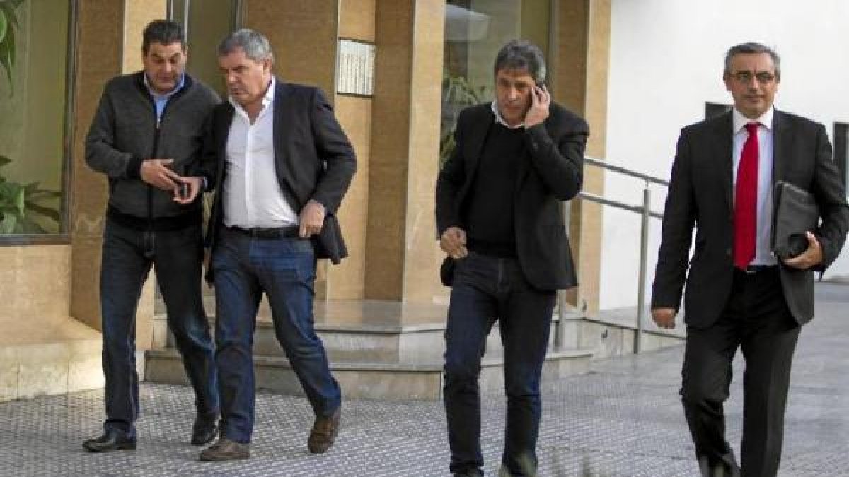 La directiva del Cádiz.