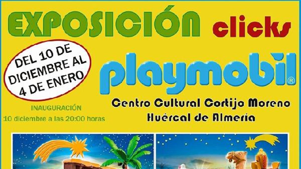 Exposición Playmobil en Huércal de Almería