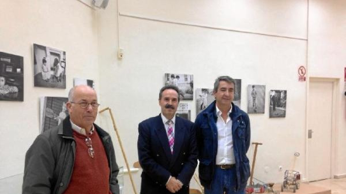 Inauguración de la muestra, ayer miércoles.