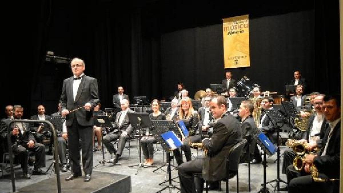 La formación en un momento del concierto.