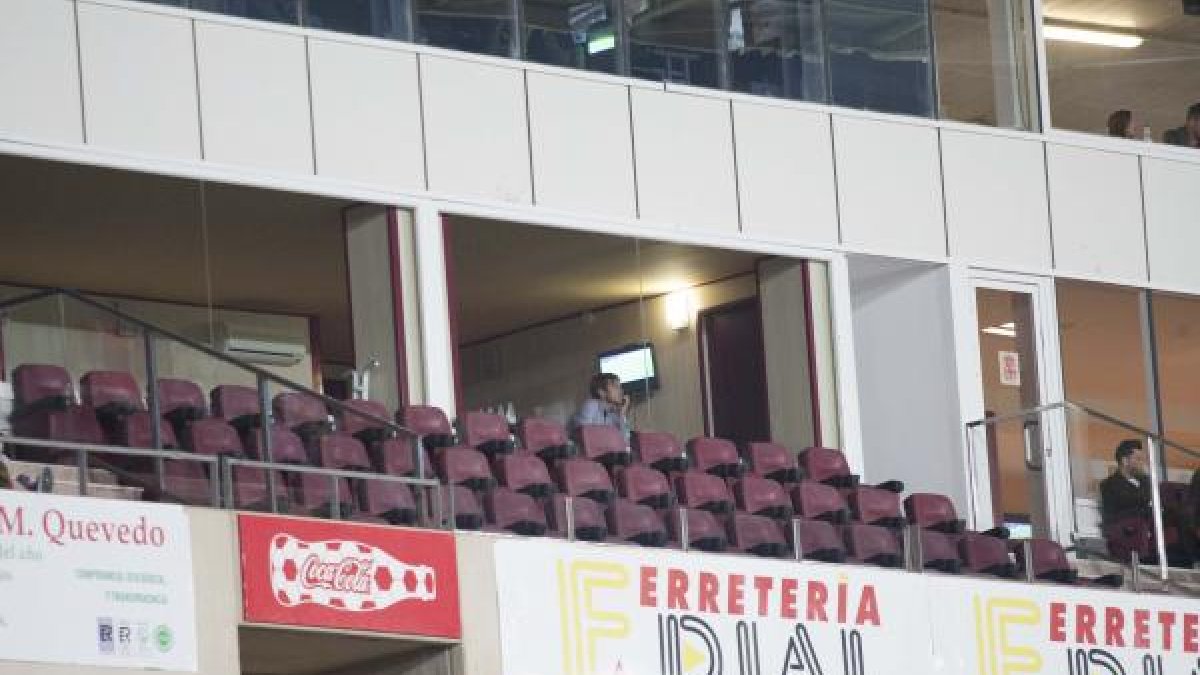 Carrillo, en el palco vip.