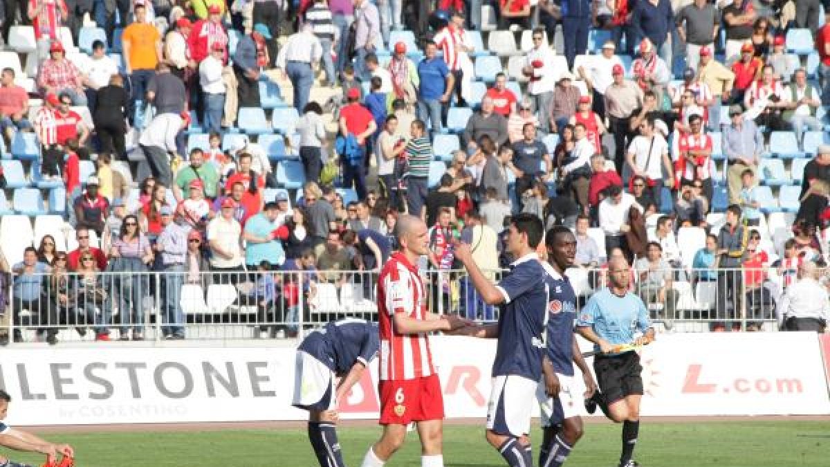 Soriano en el último enfrentamiento con el Numancia.