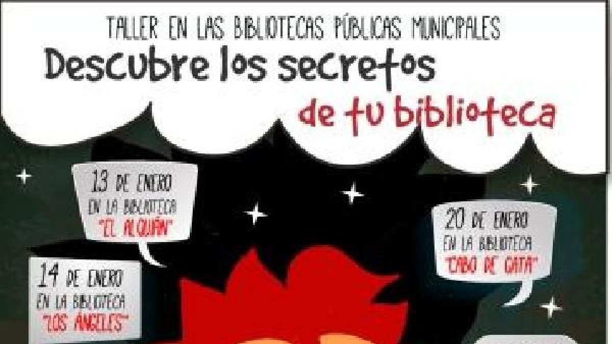 Nuevos Talleres en las Bibliotecas Públicas Municipales de Almería