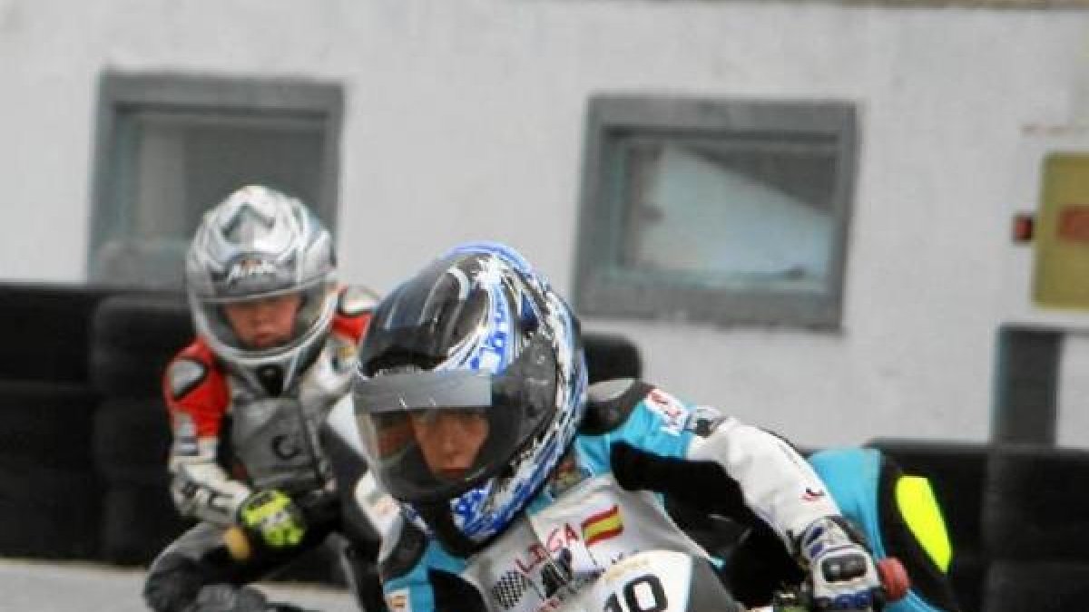 El piloto de Antas tiene solo 8 años y compite en Minimotos.