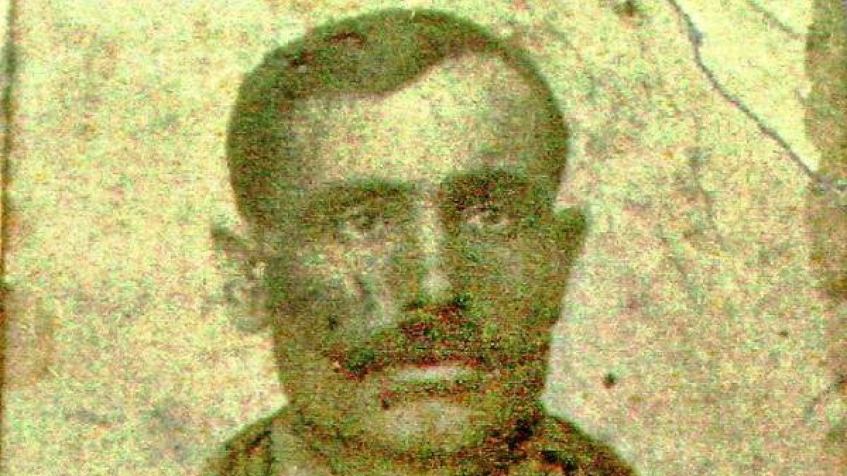 Frasquito Flores,  con 33 años,  en la época  en que embarcó para Orán.