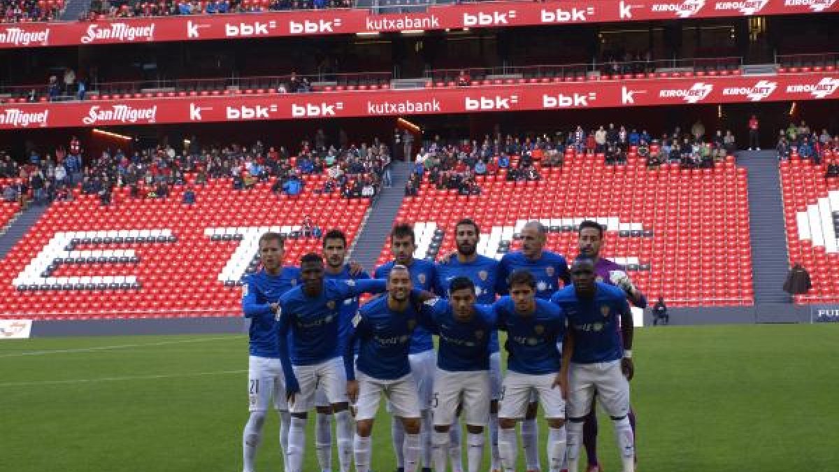 El once del Almería.