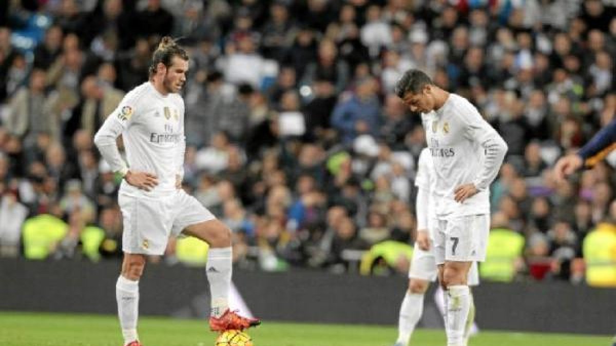 Bale y Cristiano resignados.