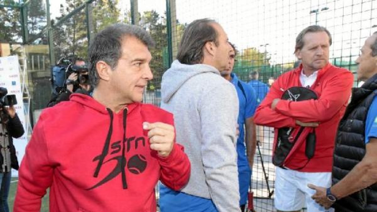 Laporta anima el Clásico.