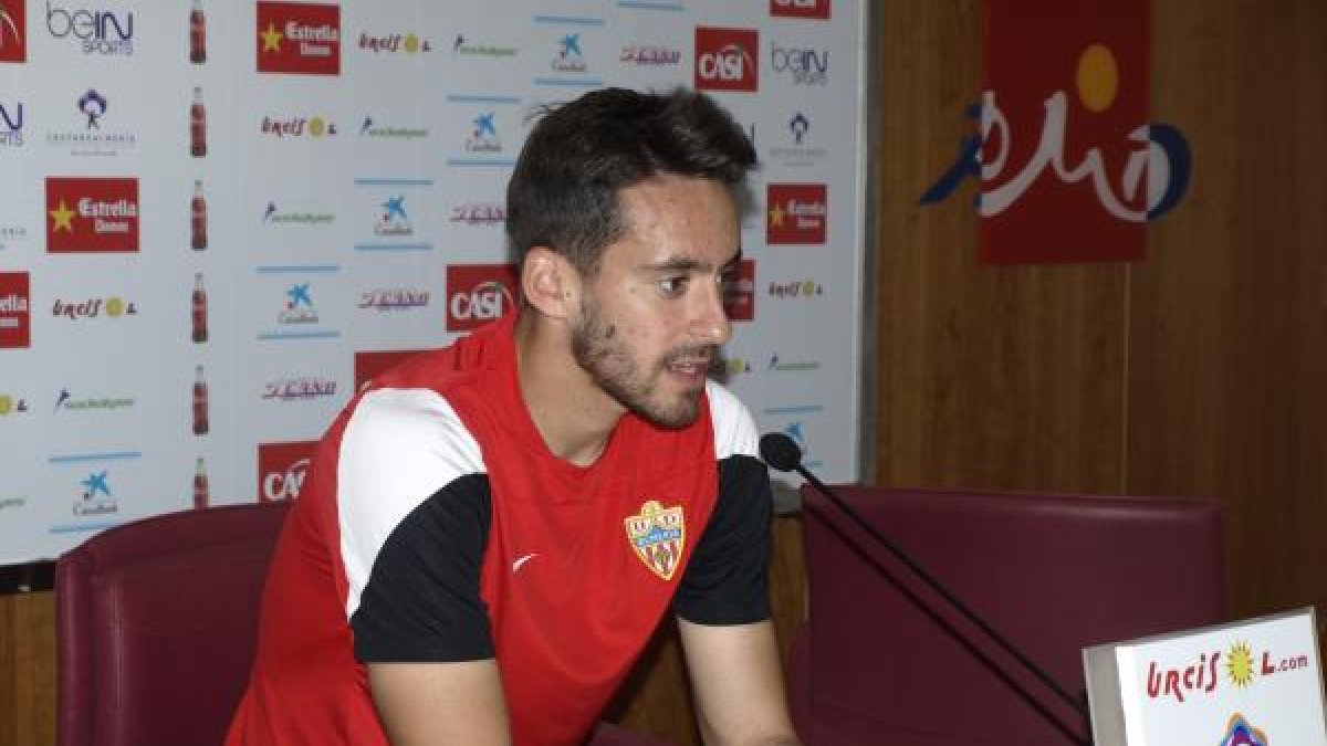 Iago Díaz en rueda de prensa.