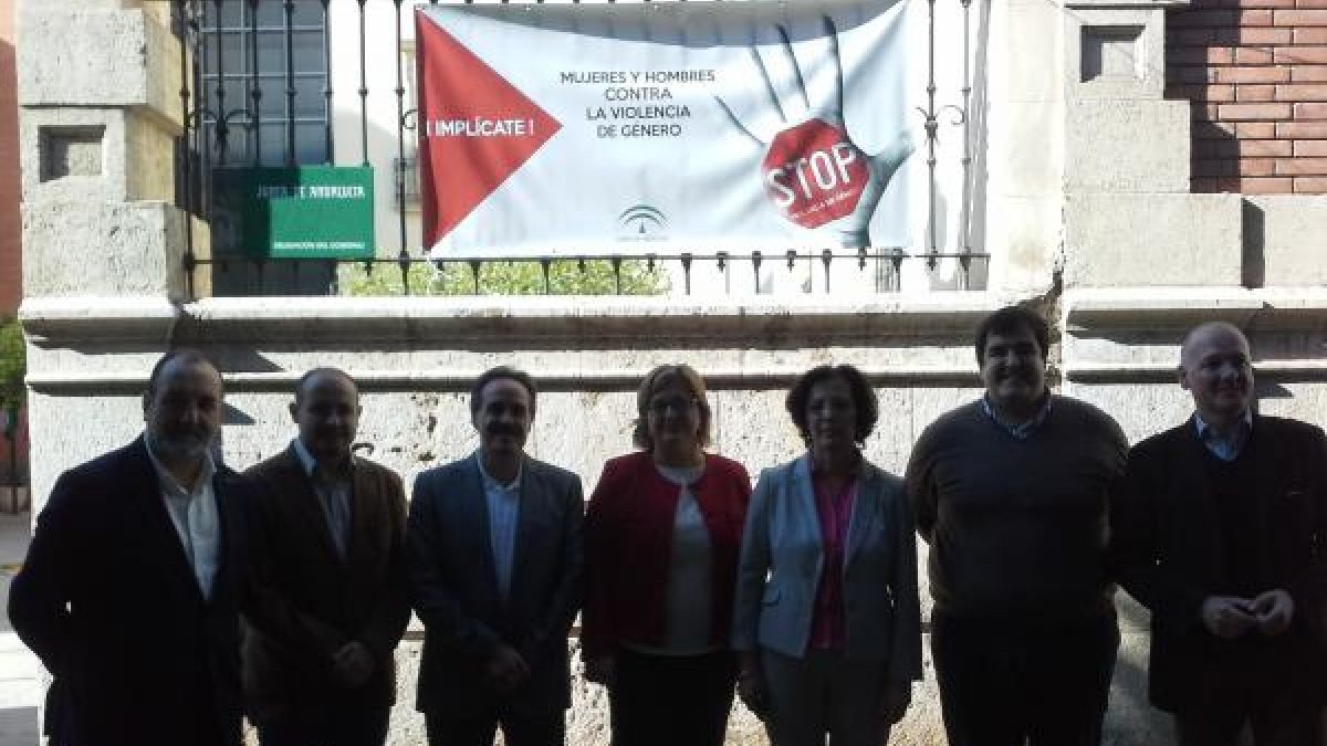 Delegados y coordinadores de la Junta en lucha contra la violencia de género.