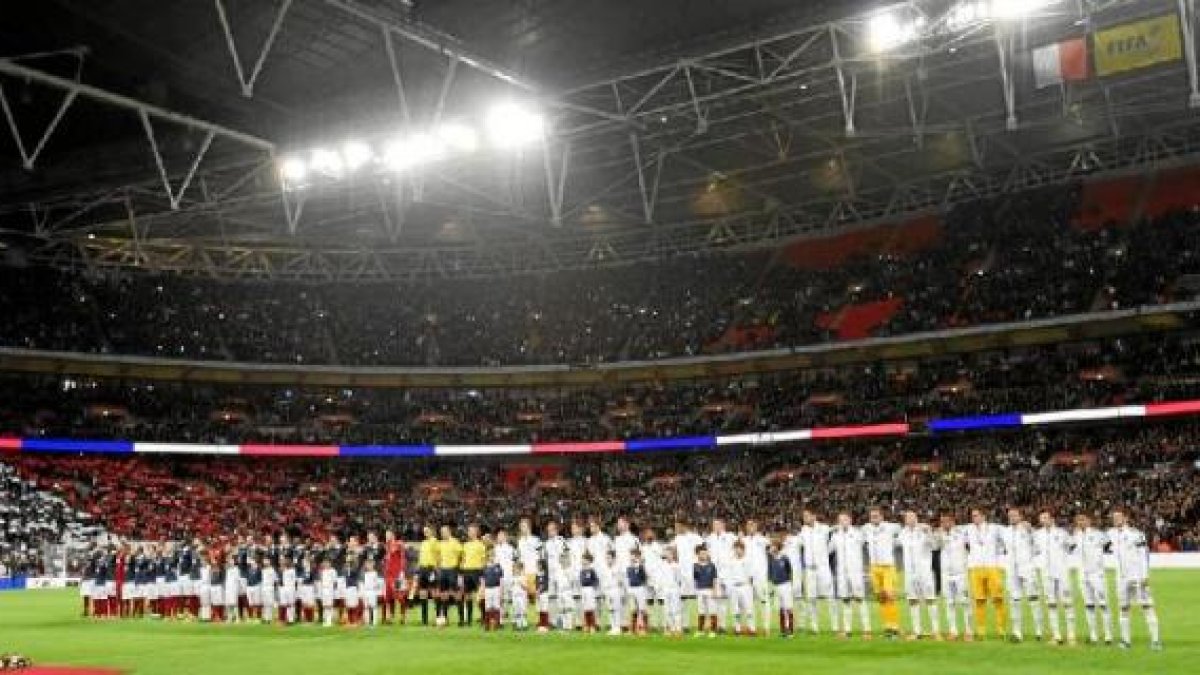 Momento muy emotivo en la cuna del fútbol.