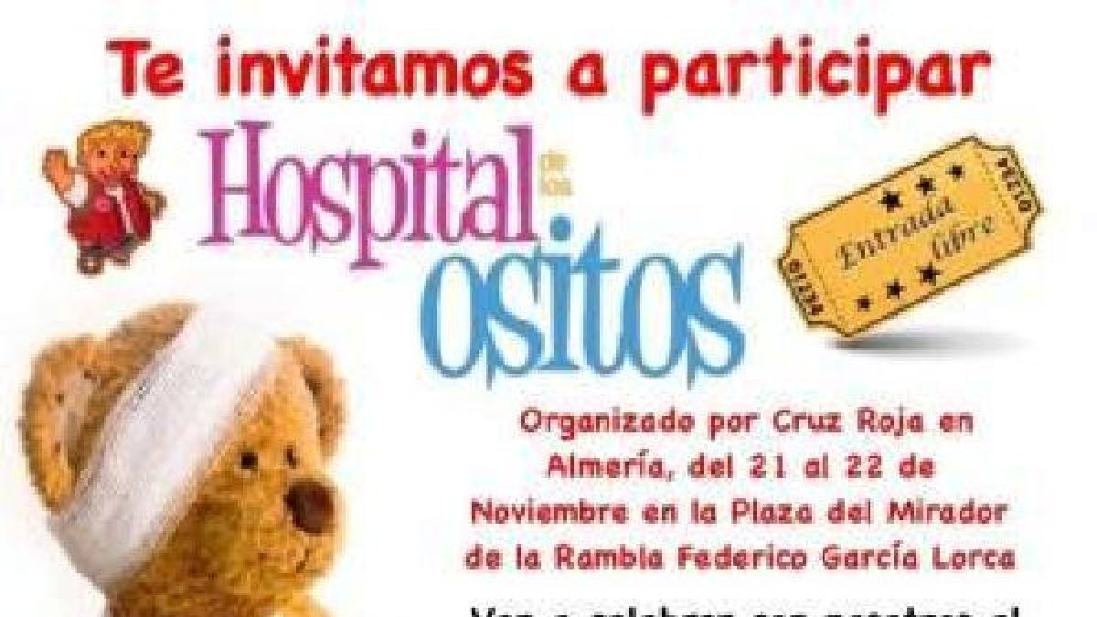 Actividades infantiles con Cruz Roja en la Rambla Federico Garcia Lorca
