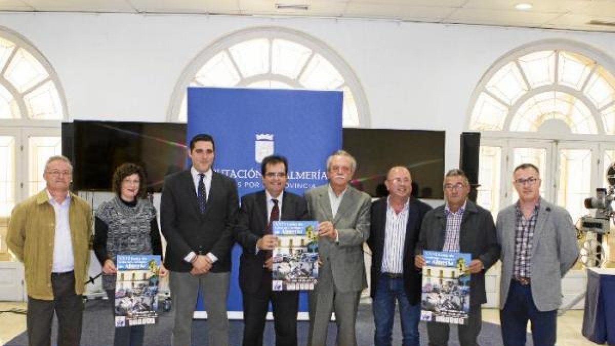 Presentación en la Diputación provincial de la XXVI Ruta de Automóviles Antiguos de Almería.