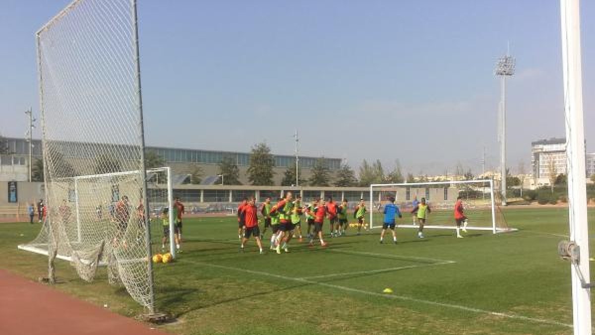 Calentamiento en el Anexo.