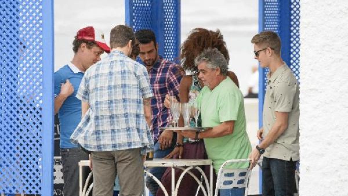 Rodaje de ‘Mar de plástico’ en El Rincón de Balerma.