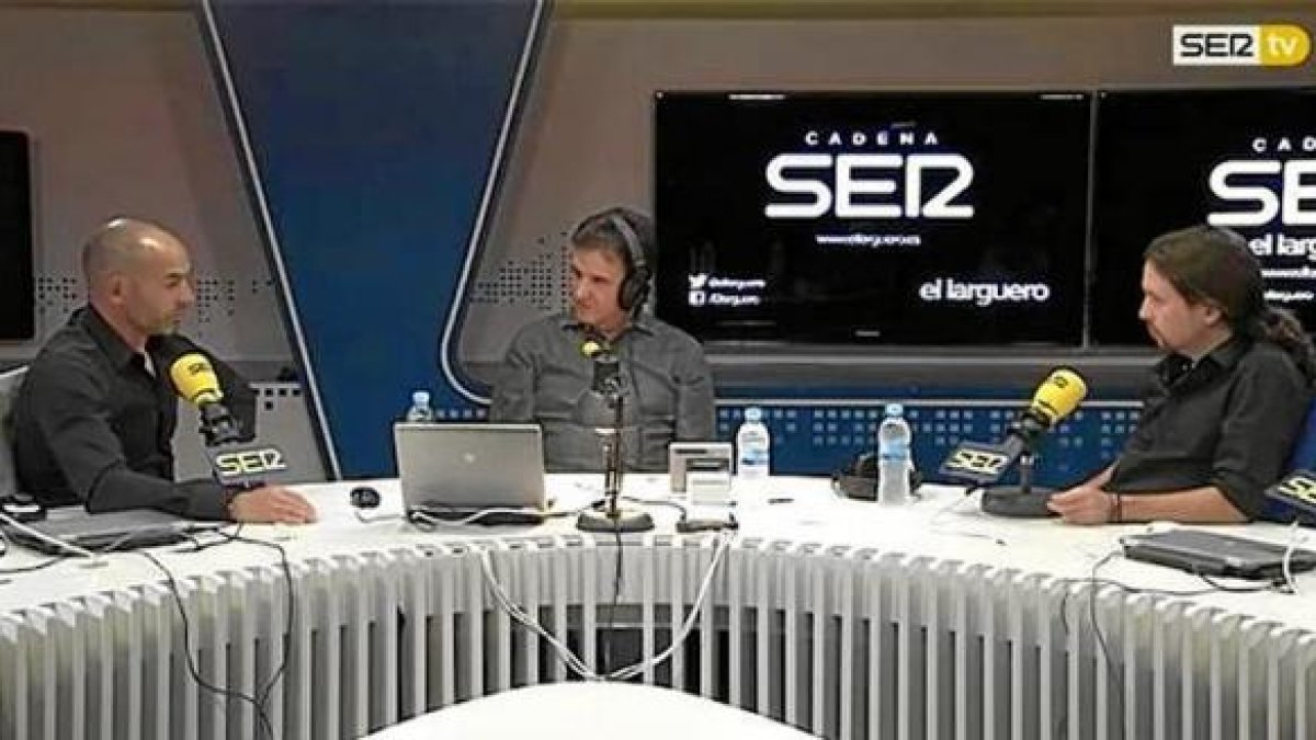 El Larguero con los candidatos.