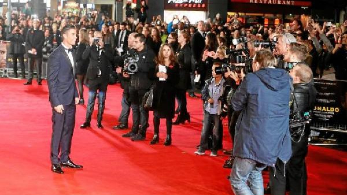 Cristiano Ronaldo vive un día feliz.