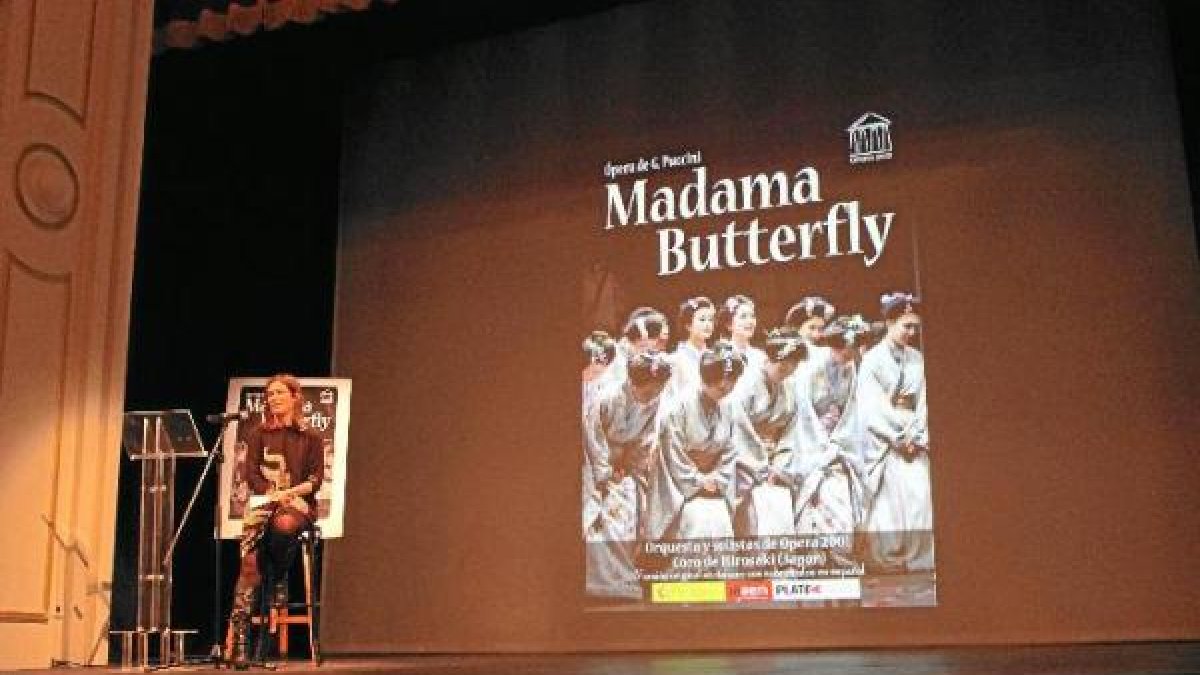 Ana Martínez Labella, ayer en la presentación de ‘Madama Butterfly’.