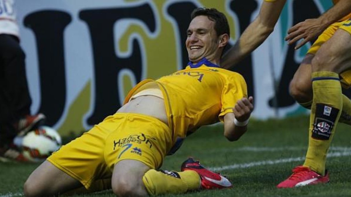 David Rodríguez, delantero del Alcorcón.