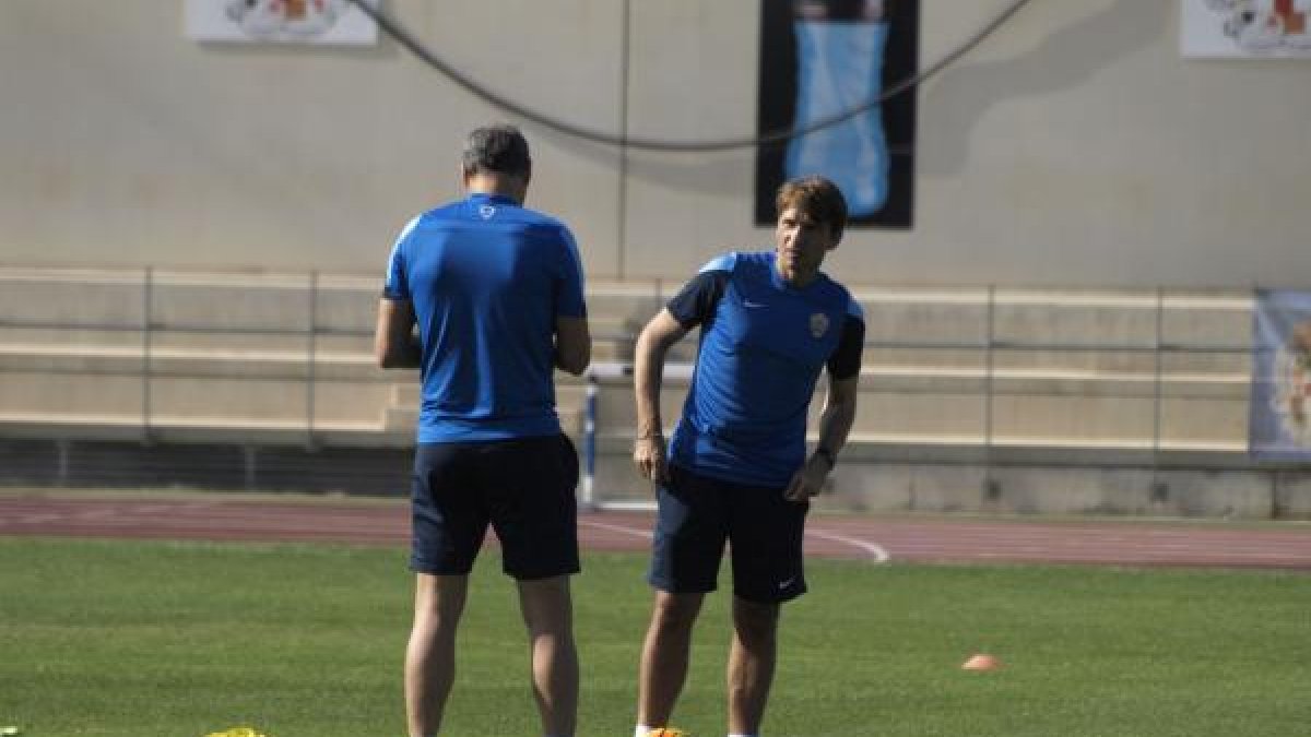 Joan Carrillo y su segundo, Paco Ruiz.