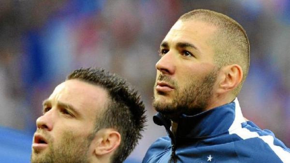 El jugador del Real Madrid con la selección de Francia.