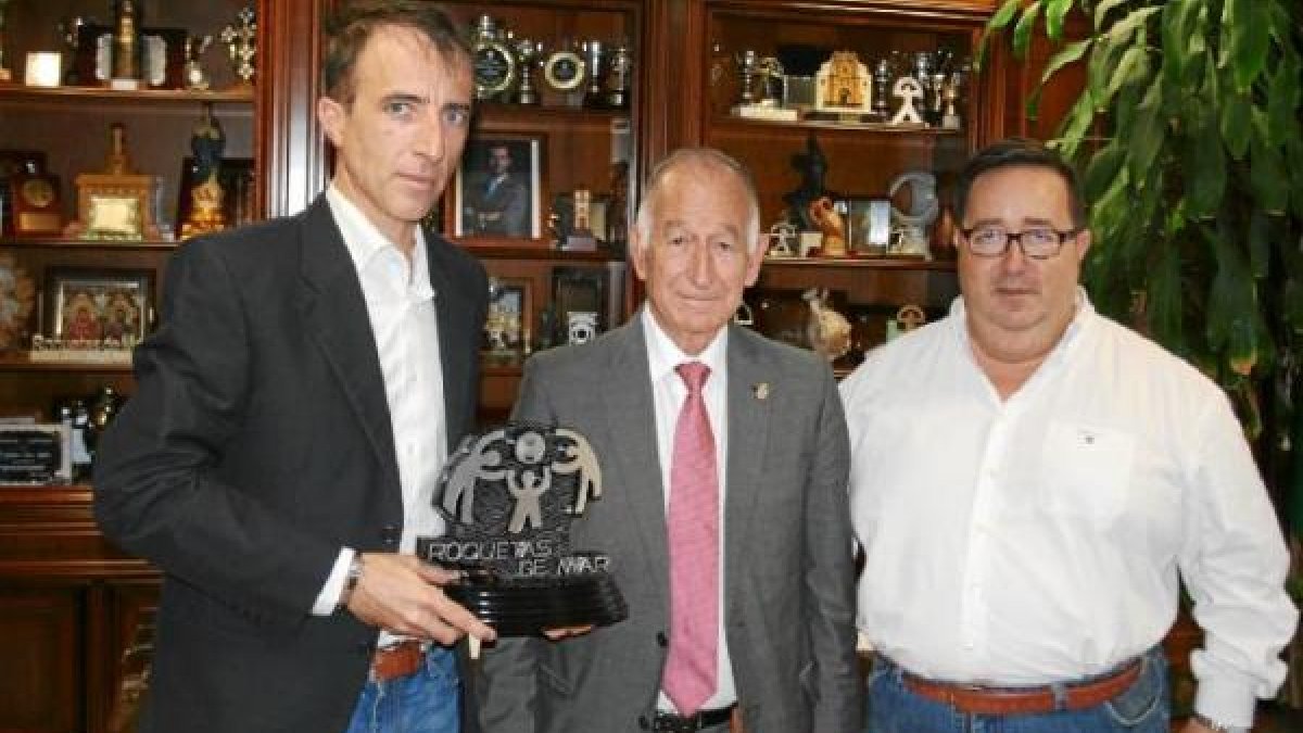 Gabriel Amat con Borbalán y Jose Juan Rubí.