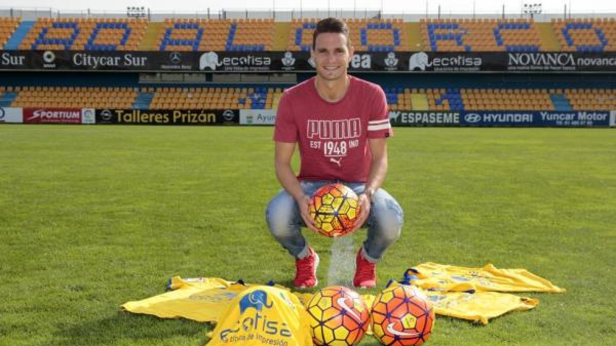 David Rodríguez, delantero del Alcorcón.