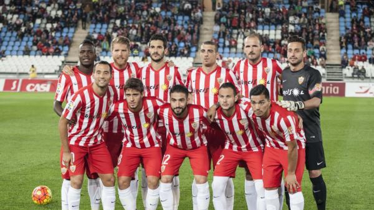 El once del Almería.