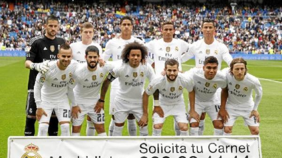 El Real Madrid ha variado mucho esta foto.