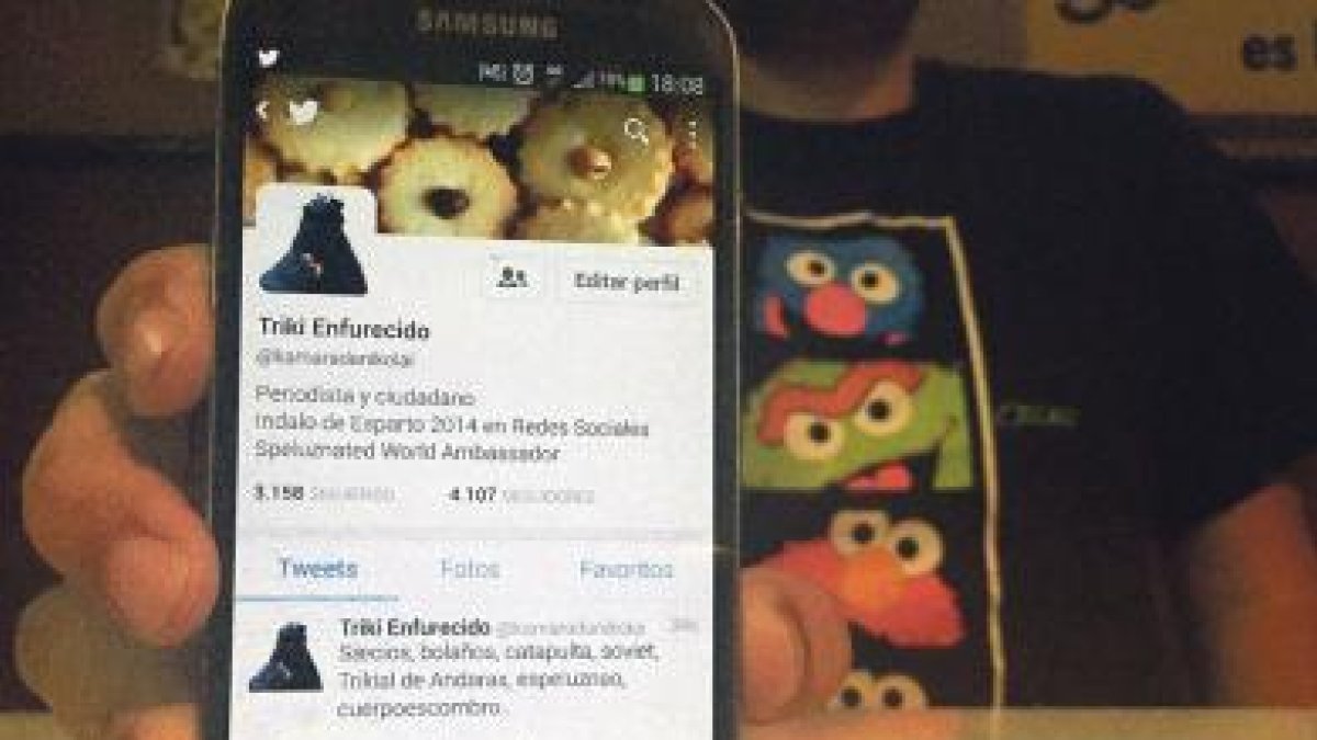 Tras la entrevista, Triki publicó un tuit dedicado a los lectores de LA VOZ.