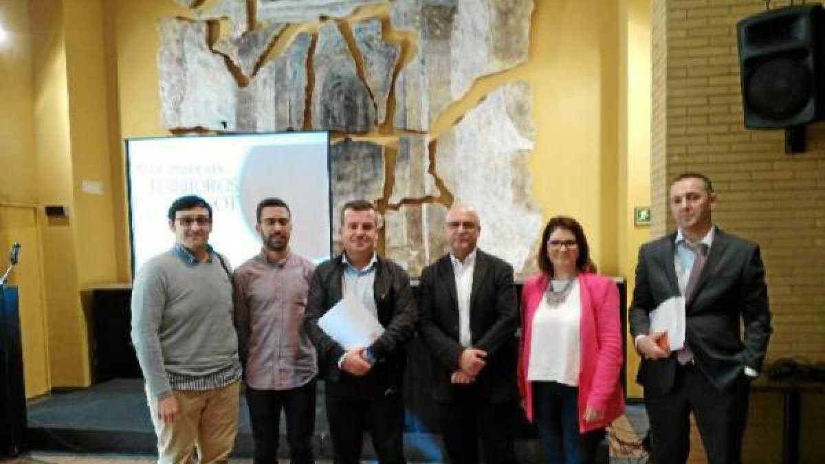 Representantes de Pechina, Tabernas, Carboneras y la capital, con Carlos Rosado.