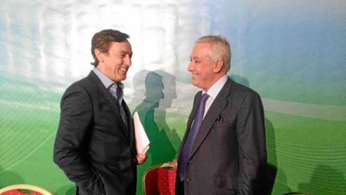 Hernando y Arenas, esta mañana.