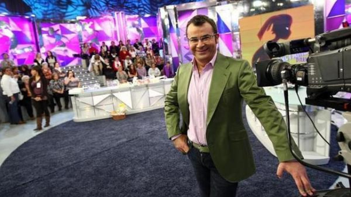 Jorge Javier Vázquez en el plató de Sálvame.