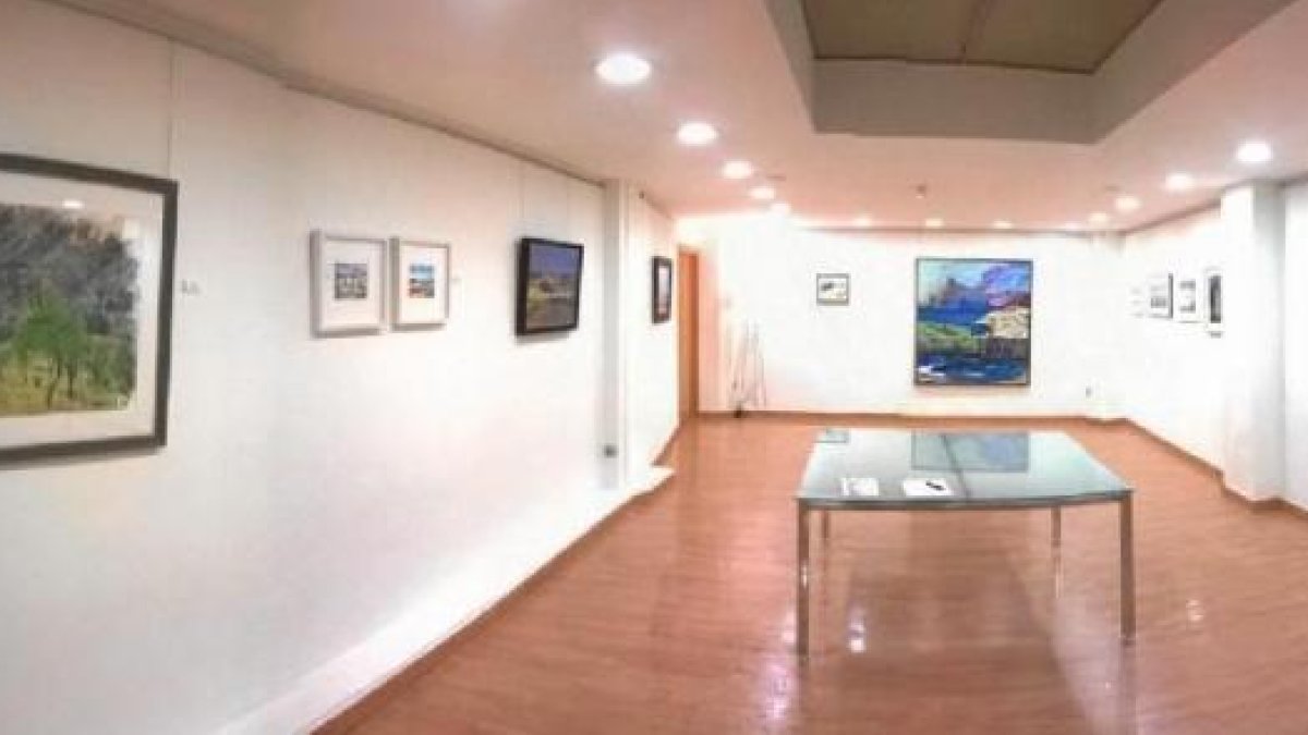 Vista de la exposición en la galería Arte 21.